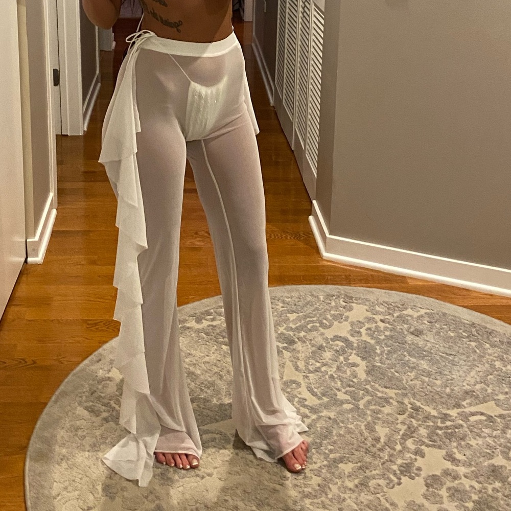 Fashion Nova 🤍 swim cover up pants
